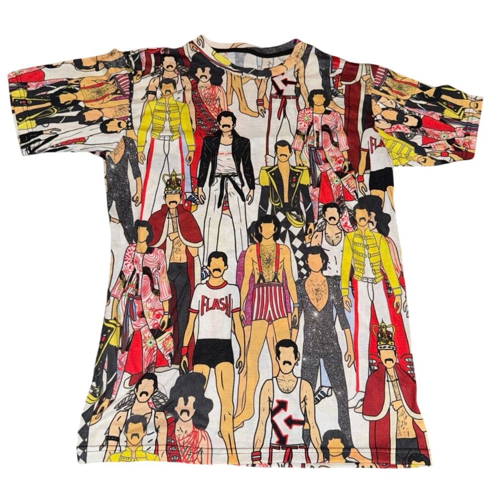 FREDDIE MERCURY All the Freddies Tee Size XXL / P2P 21.5” New without Tag